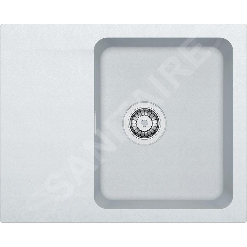 Franke Orion - Évier en tectonite OID 611-62, 620x500mm, blanc 114.0288.566 Franke Orion - Évier en tectonite OID 611-62, 620x500mm, blanc 114.0288.566