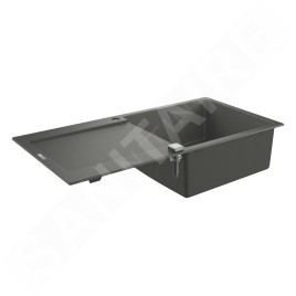 Grohe Éviers - Évier composite K500 avec garniture de vidage automatique, 1000x500 mm, gris granite 31645AT0