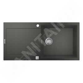 Grohe Éviers - Évier composite K500 avec garniture de vidage automatique, 1000x500 mm, gris granite 31645AT0