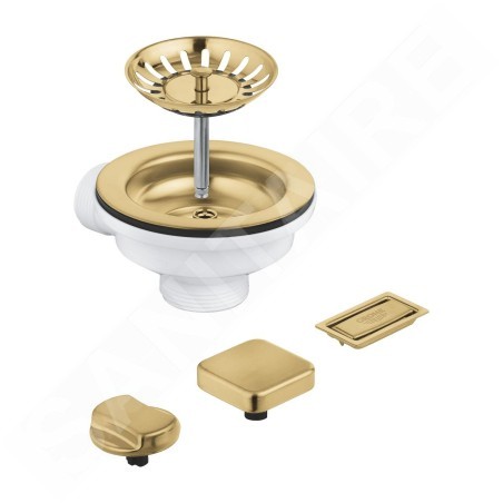 Grohe Garnitures de vidage - Kit de vidage d'évier, Cool Sunrise brossé 40996GN0