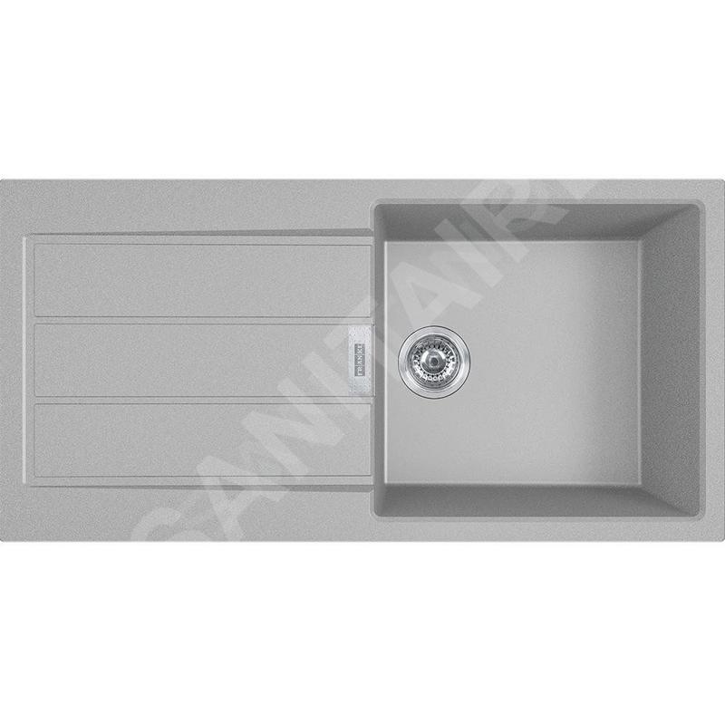 Franke Sirius 2.0 - Évier en tectonite S2D 611-100, 1000x500 mm, gris 143.0651.011 Franke Sirius 2.0 - Évier en tectonite S2D 611-100, 1000x500 mm, gris 143.0651.011