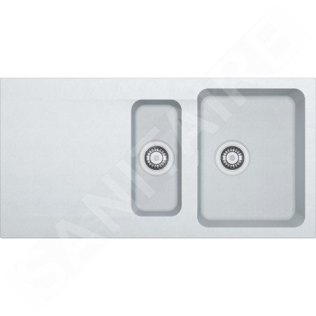 Franke Orion - Évier en tectonite OID 651, 1000x510 mm, blanc 114.0288.591