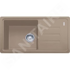 Franke Malta - Évier en fragranit BSG 611-78/39, 780x425 mm, huître 114.0494.784