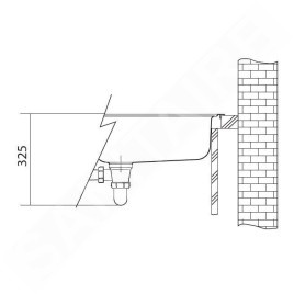 Franke Malta - Évier en fragranit BSG 611-78/39, 780x425 mm, huître 114.0494.784