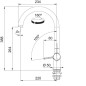 Franke Active - Mitigeur d'évier FN 4089.031, chrome 115.0653.395 Franke Active - Mitigeur d'évier FN 4089.031, chrome 115.0653.395