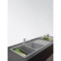 Franke Taros Neo - Mitigeur d'évier FC 6383.501avec douchette extractible, inox 115.0596.383