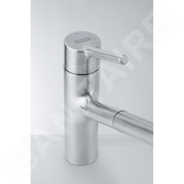 Franke Taros Neo - Mitigeur d'évier FC 6383.501avec douchette extractible, inox 115.0596.383