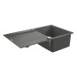 Grohe Éviers - Évier composite K500 avec garniture de vidage automatique, 860x500 mm, gris granite 31644AT0