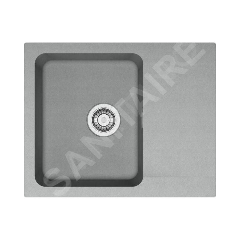 Franke Orion - Évier en tectonite OID 611-62, 620 x 500 mm, gris 114.0395.160 Franke Orion - Évier en tectonite OID 611-62, 620 x 500 mm, gris 114.0395.160