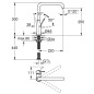 Grohe Essence - Mitigeur d’évier, Warm Sunset brossé 30269DL0