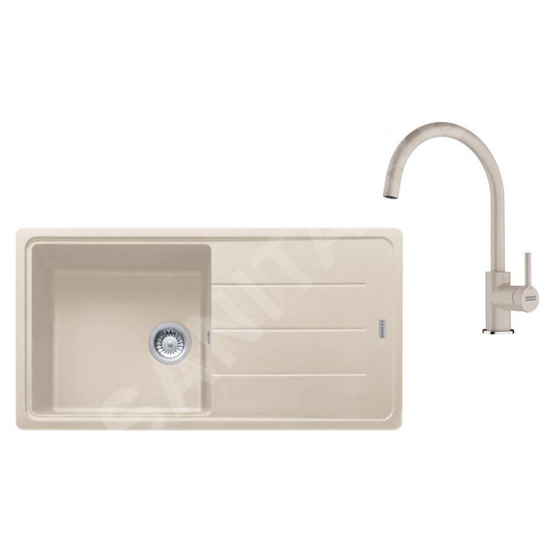 Franke Colonnes - Set de cuisine G280SA, évier en granit BFG 611 + robinet FC 6018.082, sahara 114.0700.813 Franke Colonnes - Set de cuisine G280SA, évier en granit BFG 611 + robinet FC 6018.082, sahara 114.0700.813