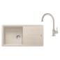 Franke Colonnes - Set de cuisine G280SA, évier en granit BFG 611 + robinet FC 6018.082, sahara 114.0700.813 Franke Colonnes - Set de cuisine G280SA, évier en granit BFG 611 + robinet FC 6018.082, sahara 114.0700.813
