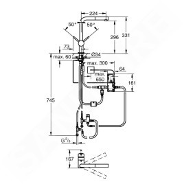 Grohe MintaTouch - Mitigeur électronique pour évier, supersteel 31360DC1