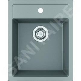Franke Sirius - Évier en tectonite SID 610-40, 430x530 mm, gris 114.0503.044