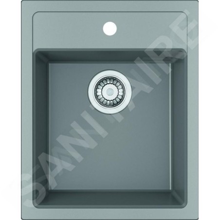 Franke Sirius - Évier en tectonite SID 610-40, 430x530 mm, gris 114.0503.044