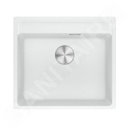 Franke Maris - Évier en fragranit MRG 610-52 RTL, 56x51 cm, blanc artic 114.0661.387