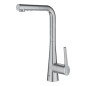 Grohe Zedra - Mitigeur d'évier avec douchette extractible, SmartControl, supersteel 32553DC2