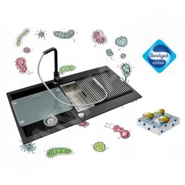 Franke Accessoires - ALL-IN Petit panier d'évier, gris 133.0655.224
