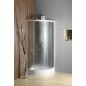 Aqualine Cabines de douche - Cabine de douche Arlen 900x900 mm, verre BRICK BTR900