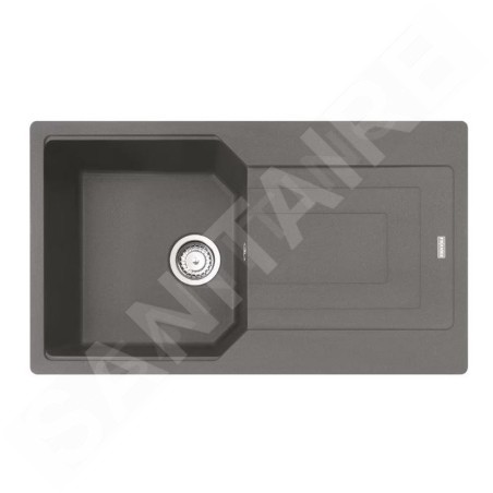 Franke Urban - Évier en fragranit UBG 611-86, 860x500 mm, pierre grise 114.0700.115