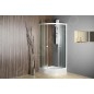 Aqualine Cabines de douche - Cabine de douche Arlen 900x900 mm, verre BRICK BTR900