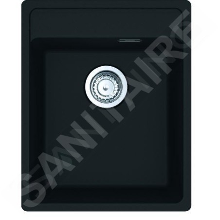 Franke Maris - Évier en fragranit MRG 610-37 RTL, 41x51 cm, noir mat 114.0661.370
