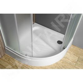 Aqualine Cabines de douche - Cabine de douche Arlen 900x900 mm, verre BRICK BTR900