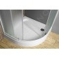 Aqualine Cabines de douche - Cabine de douche Arlen 900x900 mm, verre BRICK BTR900