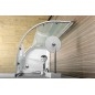 Aqualine Cabines de douche - Cabine de douche Arlen 900x900 mm, verre BRICK BTR900