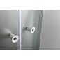 Aqualine Cabines de douche - Cabine de douche Arlen 900x900 mm, verre BRICK BTR900