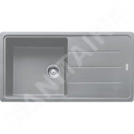 Franke Basis - Évier en granite BFG 611, 97x50 cm, pierre grise 114.0285.314