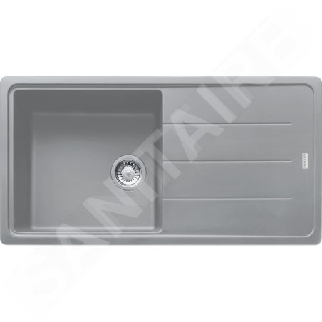 Franke Basis - Évier en granite BFG 611, 97x50 cm, pierre grise 114.0285.314