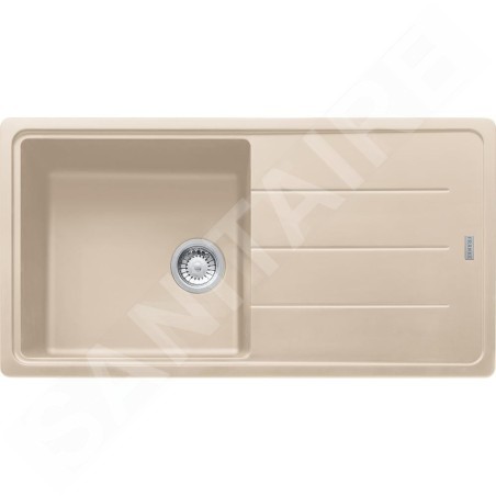 Franke Basis - Évier en granit BFG 611, 97x50 cm, sable 114.0285.306