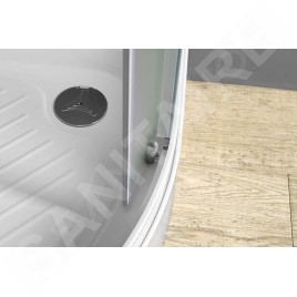 Aqualine Cabines de douche - Cabine de douche Arlen 900x900 mm, verre BRICK BTR900