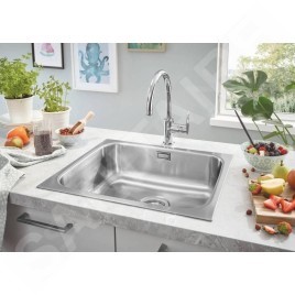 Grohe Éviers - Évier K200, 533x458 mm, inox brossé 31719SD0