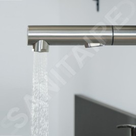 Villeroy & Boch Subway Style Shower - Mitigeur d'évier avec douchette extractible, inox 928500LC