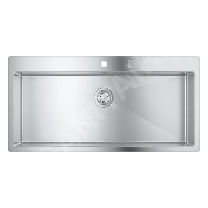 Grohe Éviers - Évier K800 avec garniture de vidage automatique, 1024x510 mm, inox brossé 31586SD1