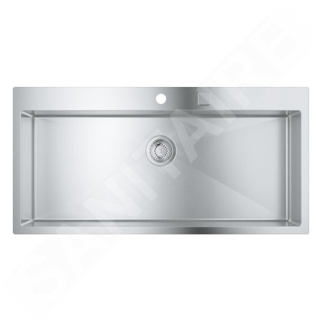 Grohe Éviers - Évier K800 avec garniture de vidage automatique, 1024x510 mm, inox brossé 31586SD1