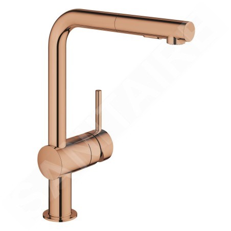 Grohe Minta - Mitigeur d'évier avec douchette extractible, Warm Sunset 30274DA0