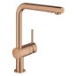 Grohe Minta - Mitigeur d'évier avec douchette extractible, Warm Sunset 30274DA0