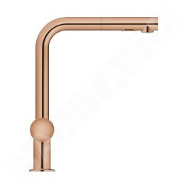 Grohe Minta - Mitigeur d'évier avec douchette extractible, Warm Sunset 30274DA0
