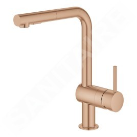 Grohe Minta - Mitigeur d'évier avec douchette extractible, Warm Sunset 30274DA0