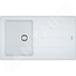 Franke Basis - Évier en fragranit BFG 611-86, 86x50 cm, blanc artic 114.0494.912