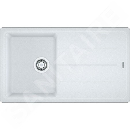 Franke Basis - Évier en fragranit BFG 611-86, 86x50 cm, blanc artic 114.0494.912