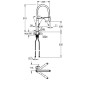 Grohe Feel - Mitigeur d'évier avec bec extractible, supersteel 31489DC0