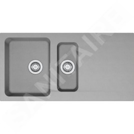 Franke Orion - Évier en tectonite OID 651, 1000x510 mm, gris 114.0442.806