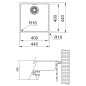 Franke Maris - Évier MRX 210/610-40, 440x440x180 mm, inox 127.0539.540