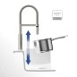 Villeroy & Boch Steel Expert 2.0 - Mitigeur d'évier avec bras flexible et douchette, inox 928000LC