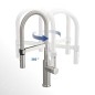 Villeroy & Boch Steel Expert 2.0 - Mitigeur d'évier avec bras flexible et douchette, inox 928000LC