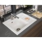 Villeroy & Boch Subway 45 - Évier en céramique 65x51 cm, CeramicPlus, Stone White 331201RW